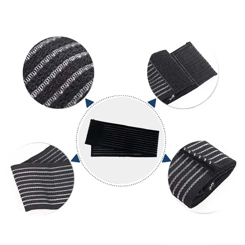 Fascia di compressione per caviglia e coscia da palestra, supporto per polpaccio, gamba, ginocchio e caviglia, fasce di supporto, protezioni, gomitiere, ginocchiere