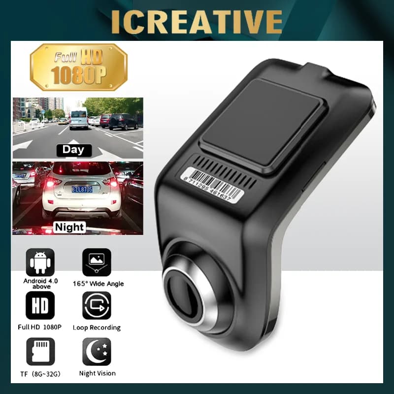 U3 Car DVR Camera Full HD 1080P Mini ADAS Auto videoregistratore digitale Dash Cam per Android Multimedia Player Car DVR