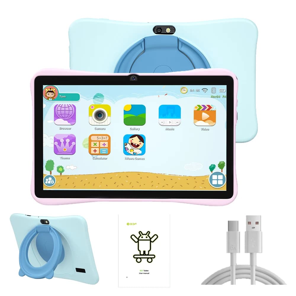 7 inch 4 GB + 64 GB, Quad Core CPU parental control, educational applications, 4000 mAh Android system battery 13