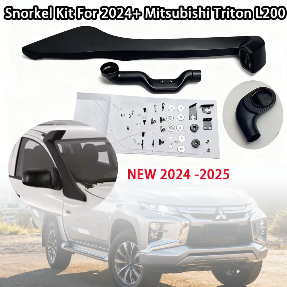 Mitsubishi Triton L200 2024 2025 LLDPE Off-Road Air Intake snorkeling 4x4 car accessories