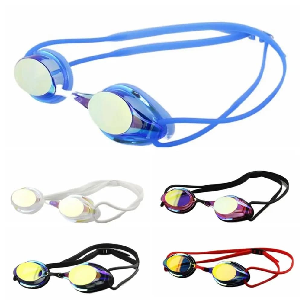 Swim equipment Swim owls for anti-fog competition Waterproof swimming glasses replaceable Professional electro coated for adults