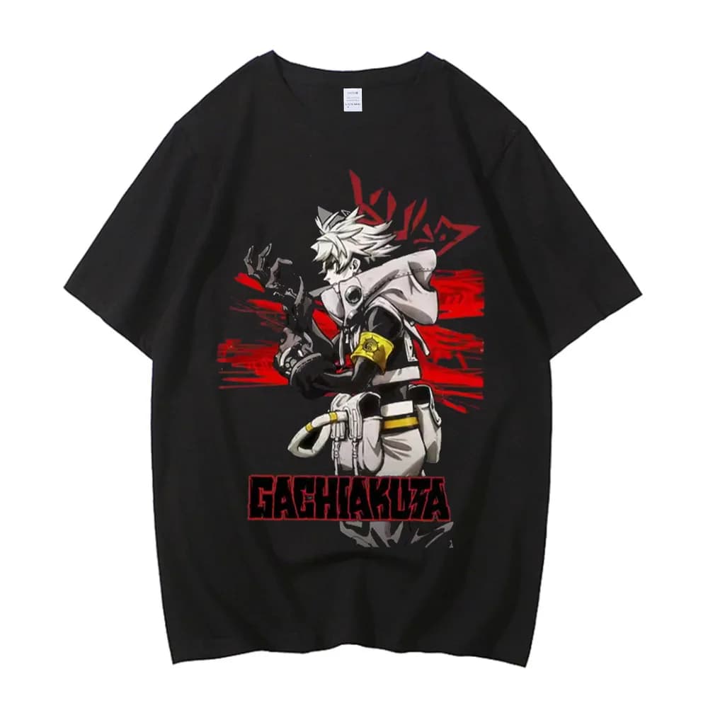 Gachiakuta cotton tshirt teen graphic korean clothes University Classic Pop Culture shirt 80s Retro women graphic Pastel