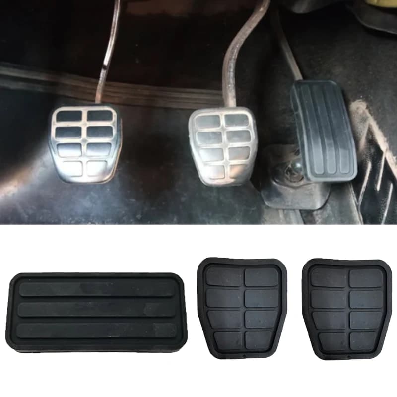 1Set Pedale Pad Set In Gomma Frizione Freno e Acceleratore Per Vw Transporter T4 Golf Jetta Per Audi Coupé Per Seat Alhambra