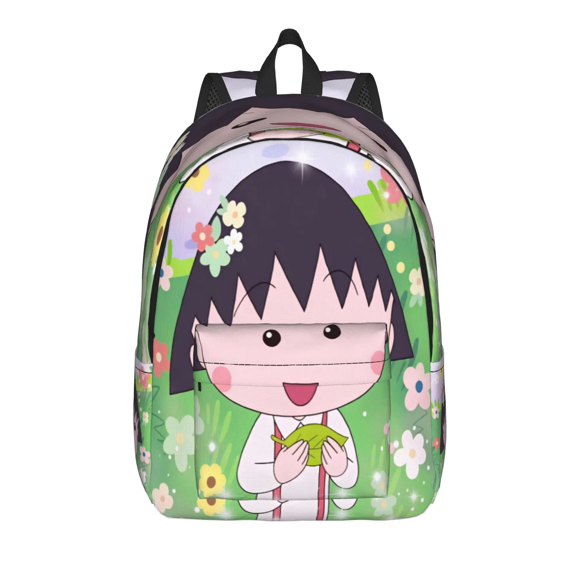 Chibi Maruko Chan Backpack Outdoor Backpacks Boy Girl Custom Big School Bags Fashion Rucksack