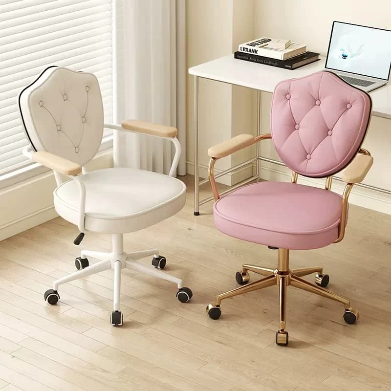 Per braccioli ruote sedia da ufficio supporto di aggiornamento sedia da gioco nordica ergonomica mangiatoia portatile moderna Sedia Scrivania Home Office