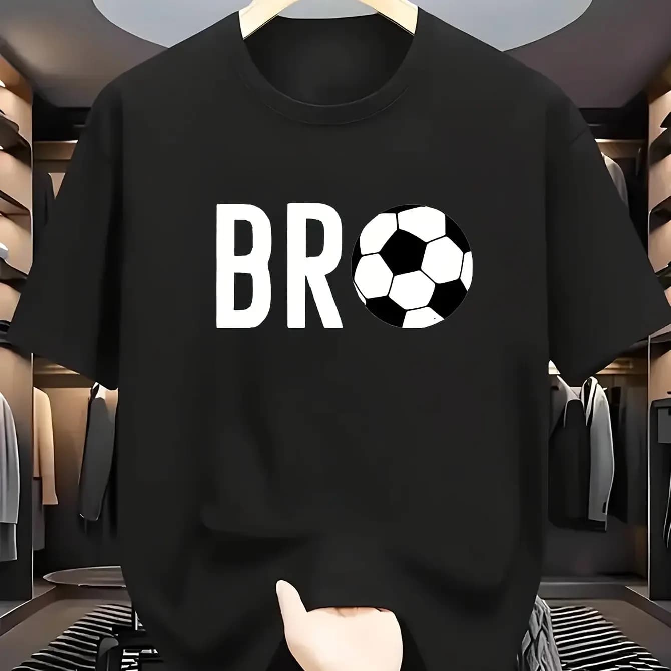 Funny BRO Soccer Football T-shirt Men Women Casual Sport Cotton Short Sleeve Tee Casual Game Day Shirt