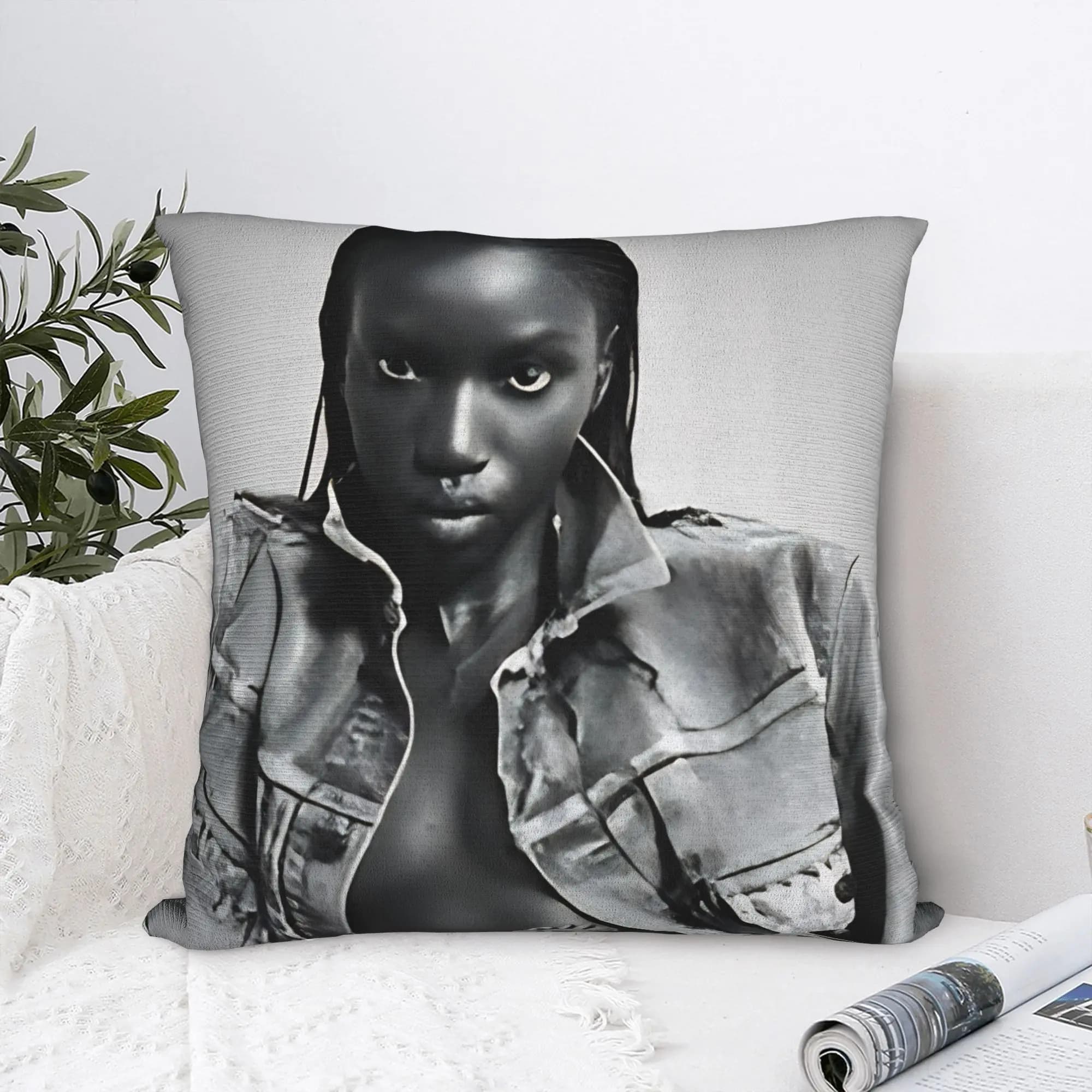 Pillow Case Anok Yai Square Pillow Cover For Living Room Chair Kawaii Pillowcases
