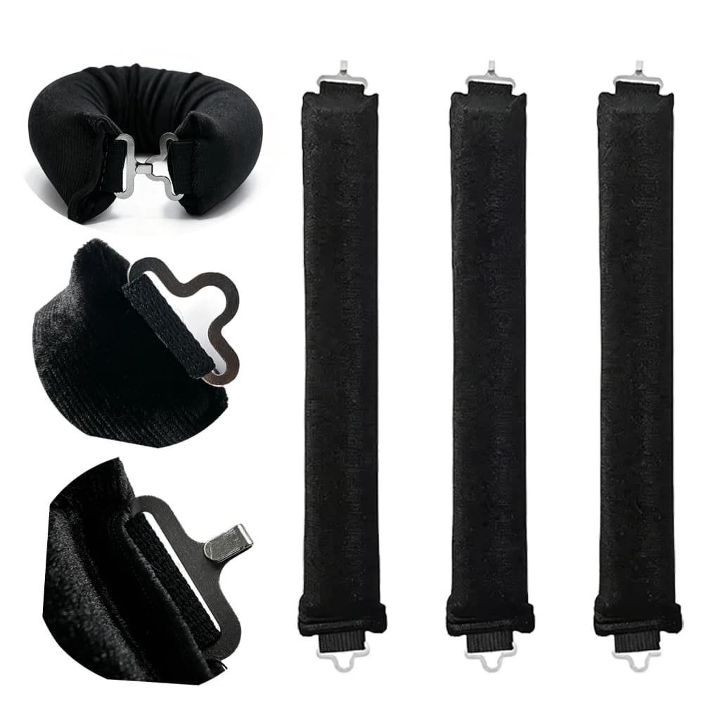 Heatless Hair Curling Headband with Soft Flexi Rollers And Hook Lazy Curls Sleeping Hair Styling Tool for Natural Look No Heat
