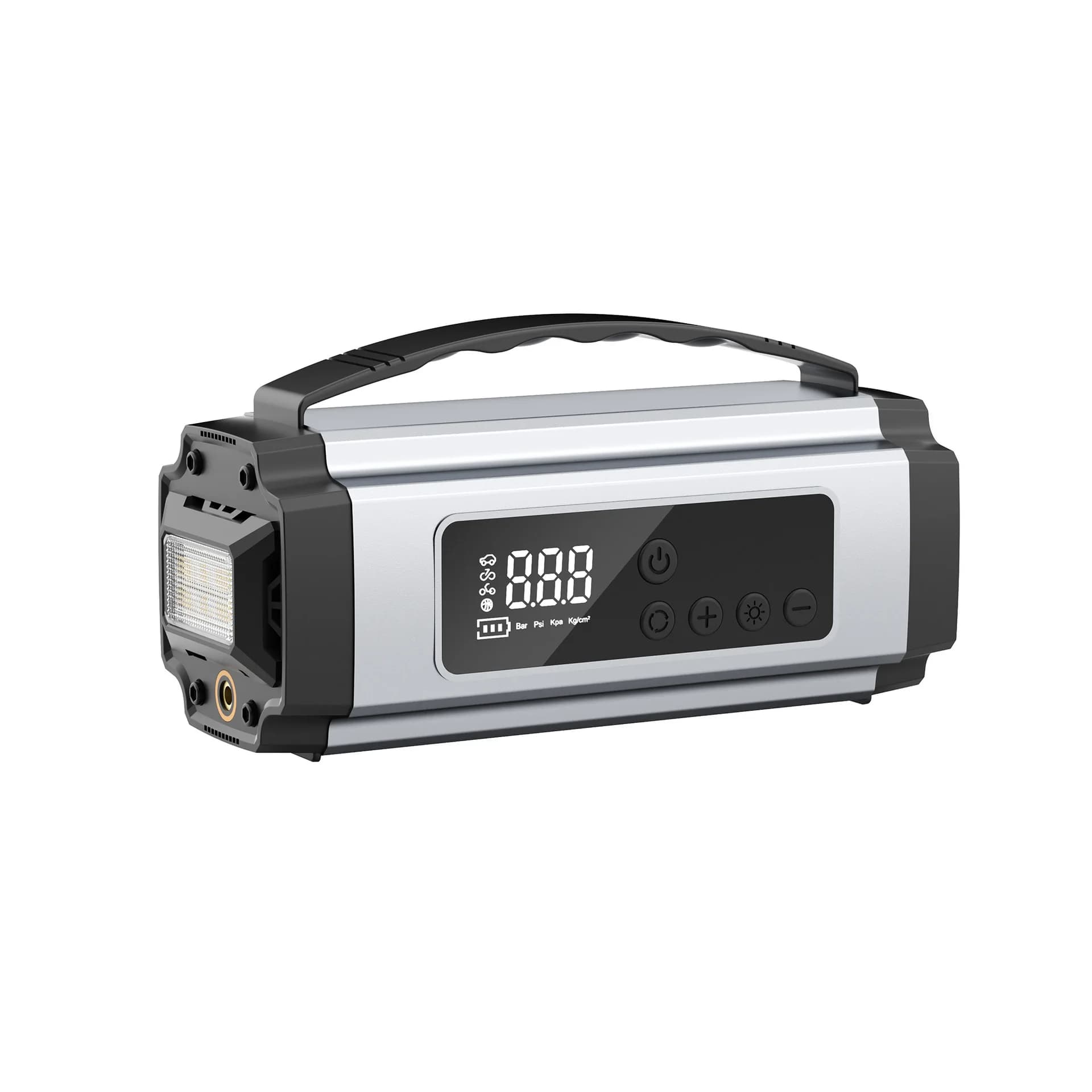 Car Tire Inflator Air Compressor Jump Starter 3 in 1 12V Emergency Battery Booster Power Bank Portable Quick Use for Vehicle