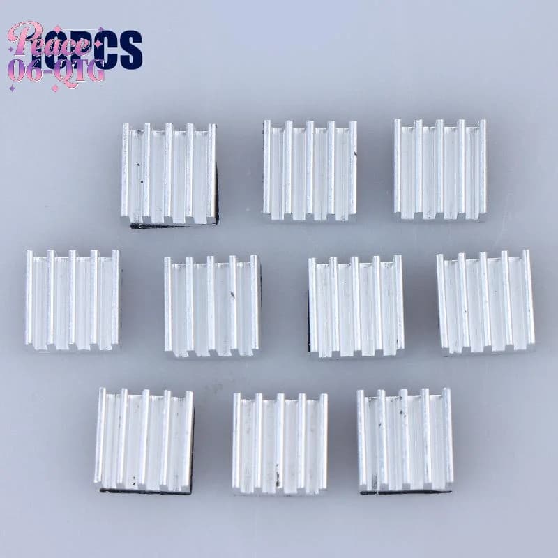 10 Pezzi Dissipatore di Calore in Alluminio per Driver Stepper A4988, Radiatore di Raffreddamento per Stampanti 3D, Dissipatore Dedicato A4988