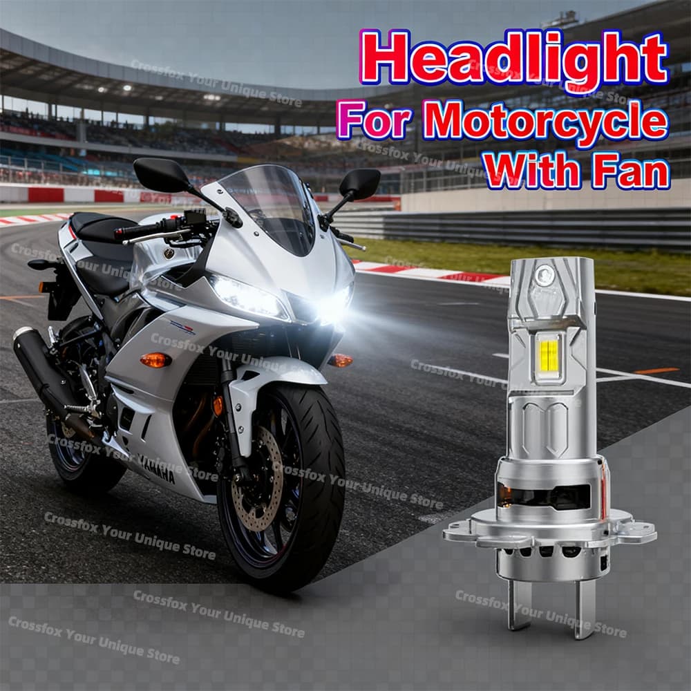 1PC LED H4 H7 H11 Moto Lampadina Del Faro Del Motociclo Per Yamaha Kawasaki Ducati KTM Honda BMW Suzuki Triumph Can-Am Aprilia Piaggio