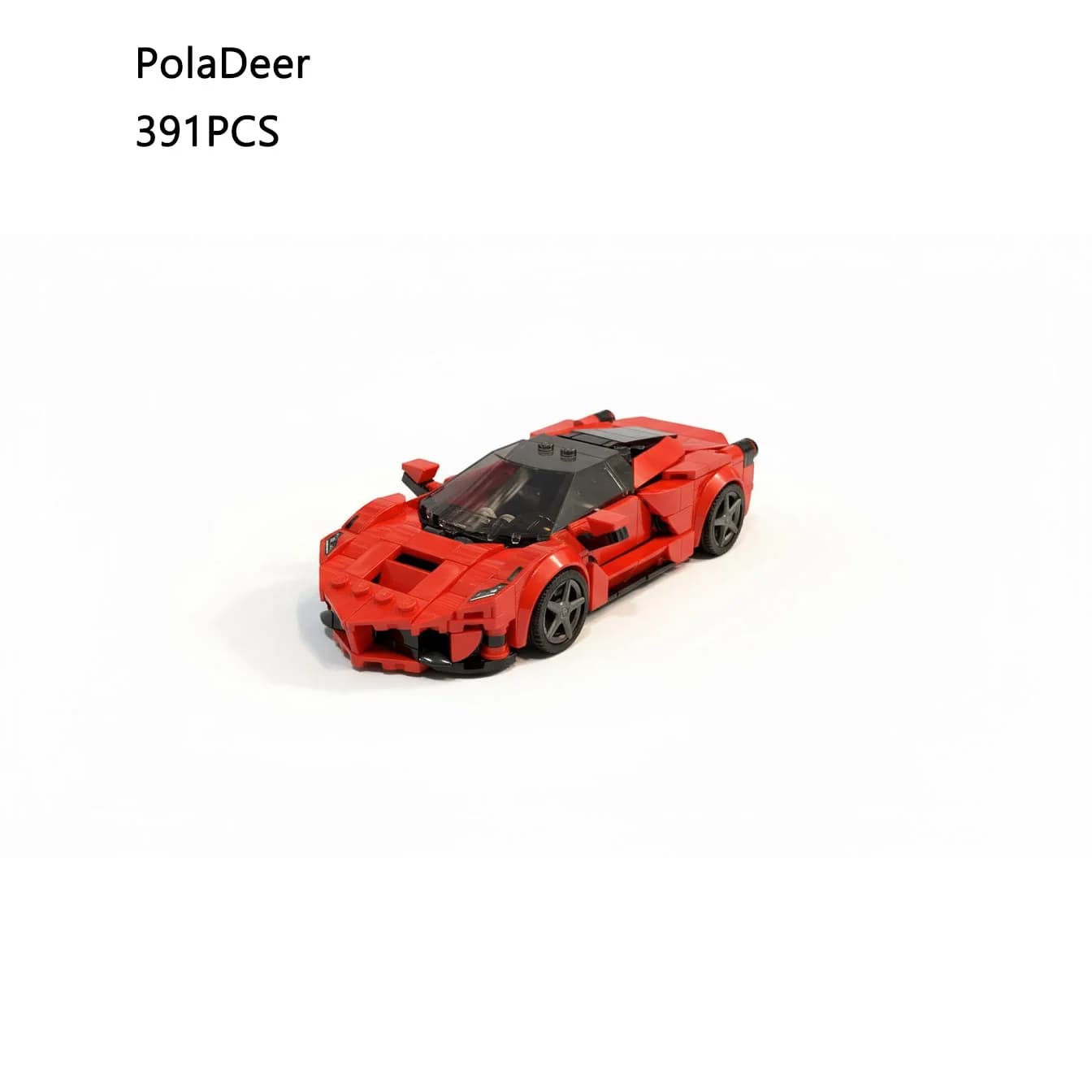 PolaDeer MOC campione FAI DA TE 488 Pista City garage Auto sportiva Building Blocks Modello di assemblaggio giocattolo mattone Regali di compleanno per bambini