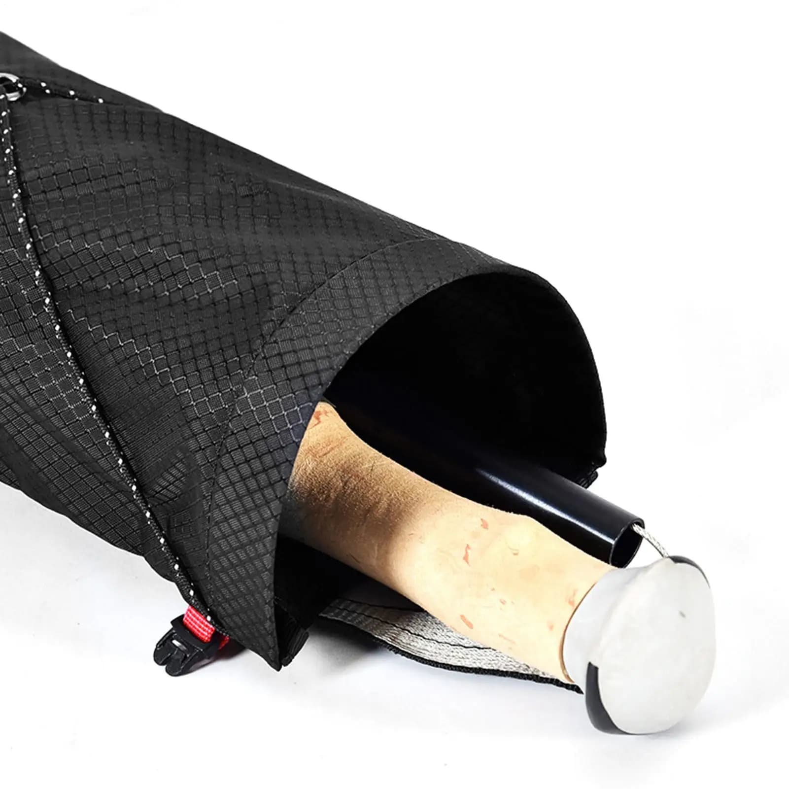 Anti-rain trekking pole bag Fish hydrofoil pocket Lightweight bag with opening and tightening for adventure excursions, mountaineering