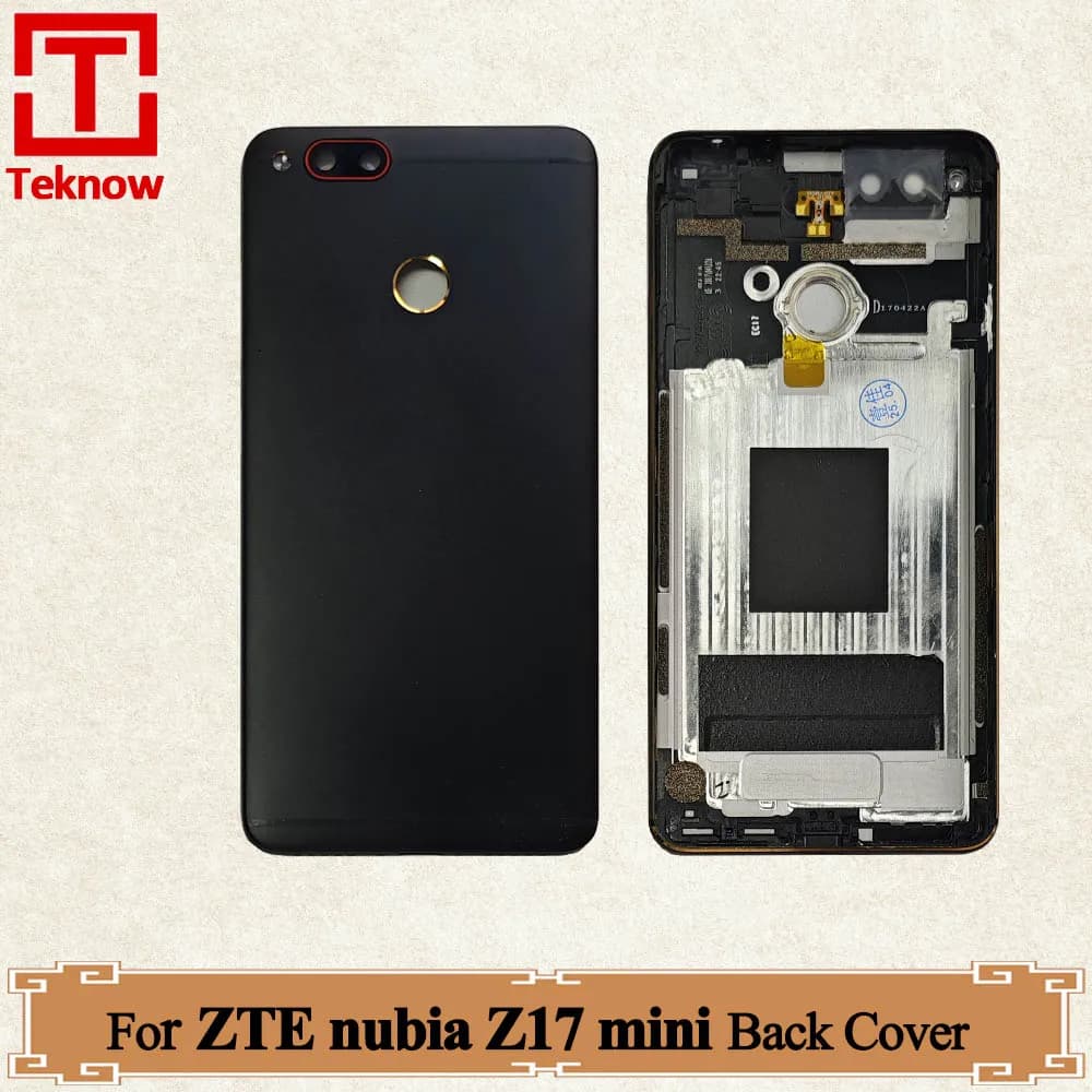 100% Original For ZTE Nubia Z17 mini NX569J NX569H Z17mini Back Battery Cover Housing Door Case Camera Lens with fingerprint