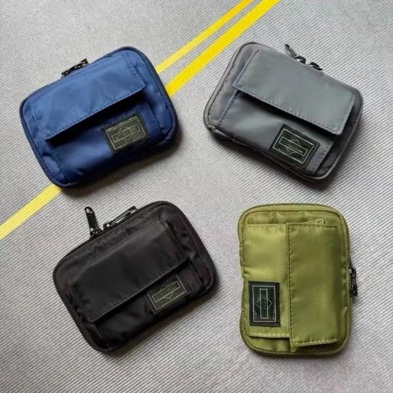 2026 Por Mini Wallet Nylon Clutch Coin Purse Men Women Short Card Holder Pocket Bag Outdoor Portable Durable Multi Card Trendy