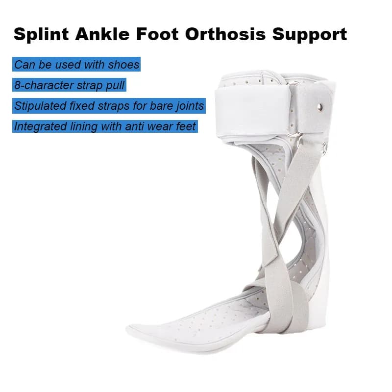 Supporto per la caduta del piede Ictus Scarpe per la correzione dell'emiplegia Supporto per il fissaggio dell'articolazione della caviglia Dispositivo protettivo per la riabilitazione della frattura