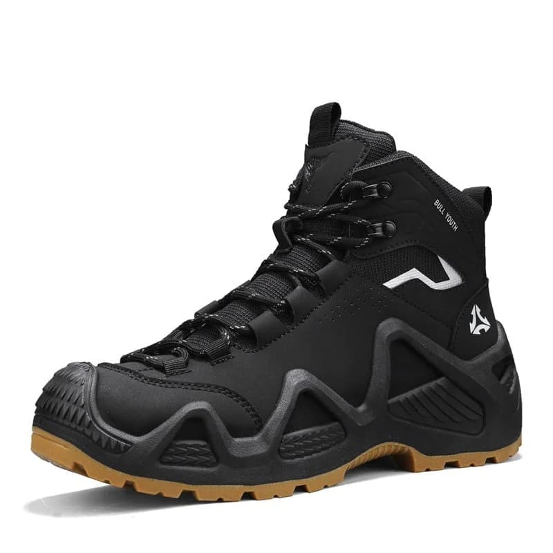 Stivali tattici da uomo con cinghie Cinghie da allenamento per combattimento autunnale Scarpe da trekking traspiranti per escursionismo all'aperto Scarpe da trekking