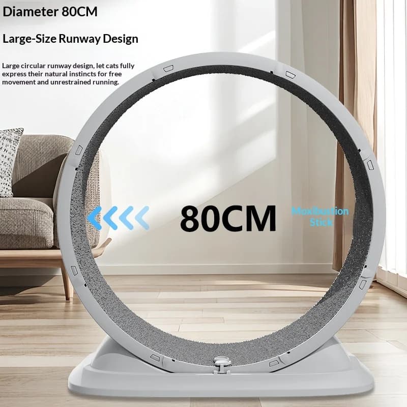 Cat House Indoor Fitness Toy Cat Tree Cat TowerSupplies Cat Tree House Quiet Cat Exercise Wheel Pet Treadmill Anti Pinch Safety