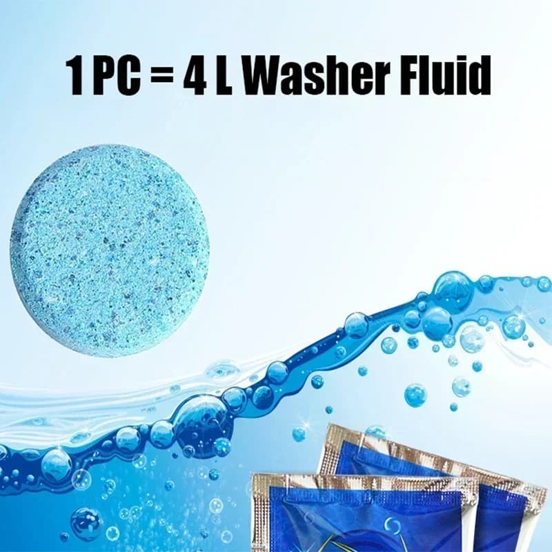 5-50pcs Car Windshield Cleaning Effervescent Multifunctional Glass Water Tablets Solid Cleaner Windshield Spray Car Wash