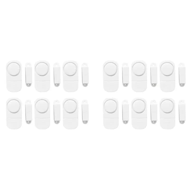 12Sets Wireless Anti Theft Apartment Burglar Alert Door Alarm Window For Home Security DIY Magnetic Sensor-Y41A