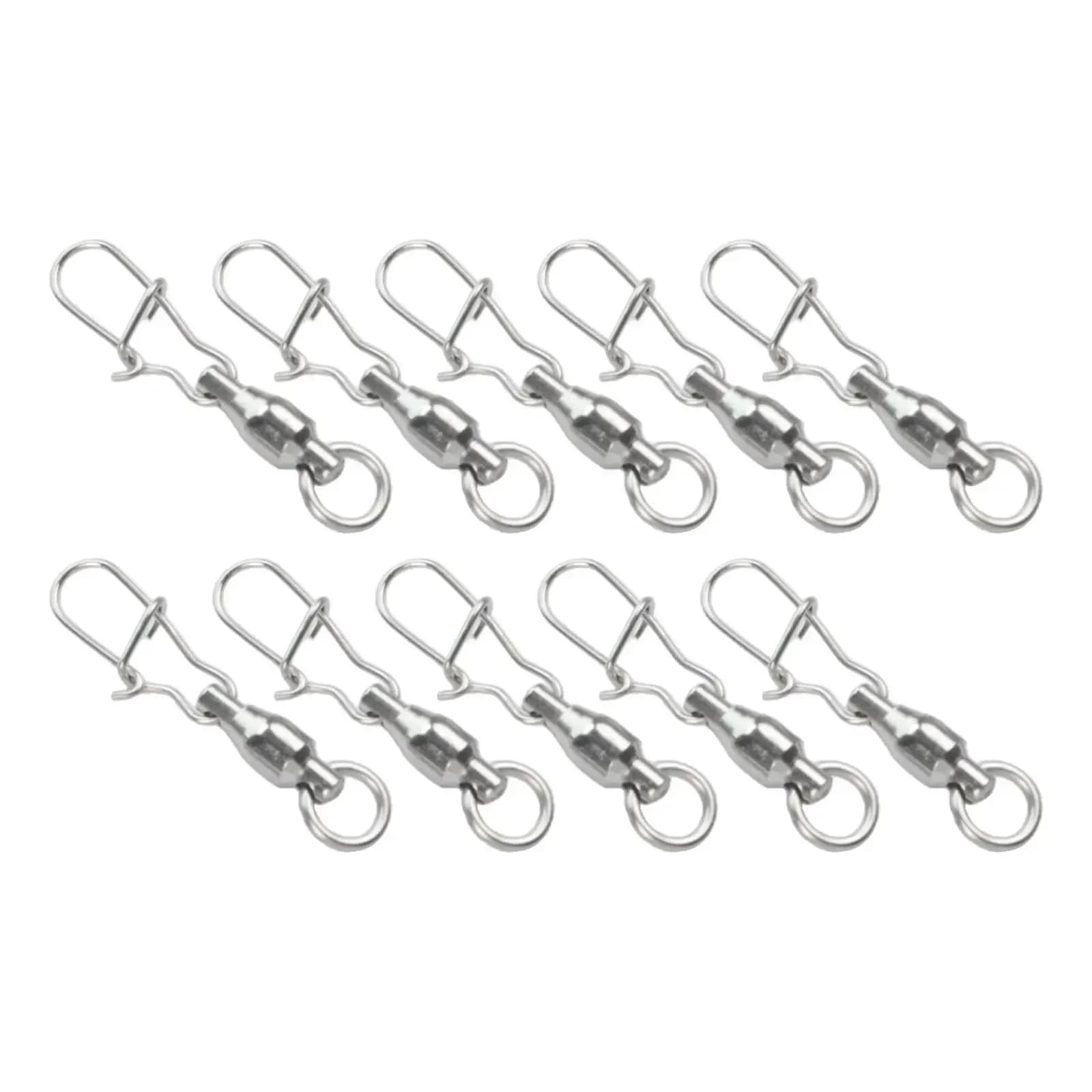 Accessori per la pesca in barca Connettori girevoli da pesca perfetti per i pescatori disponibili in 9 misure Materiale resistente alla corrosione