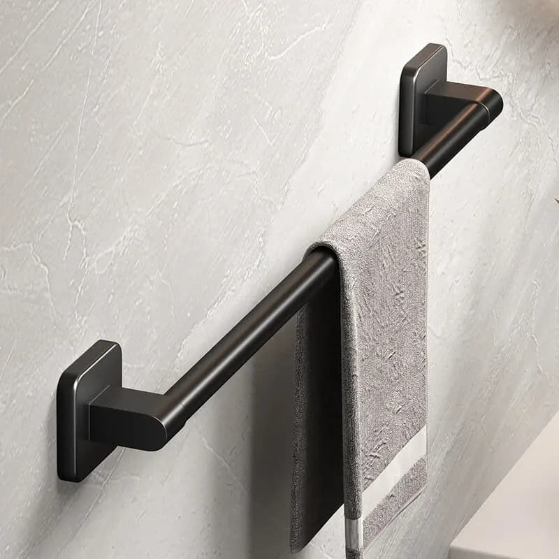 Portasciugamani da Parete Senza Foratura, Barra Orizzontale, Organizzatore per Bagno e Cucina, Accessori per Bagno