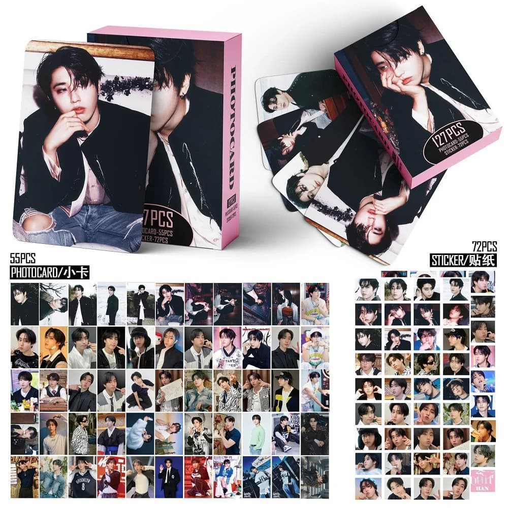 SKZ Coreano Onda 127 Straykids Piccola Carta DO IT Han Zhicheng HAN Nuovo Album Lomo Carta Fotografica Adesivi Fan Collezione Regali