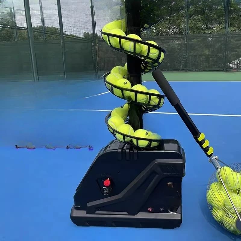 Macchina portatile per servire palline da tennis Macchina per l'allenamento dell'alimentazione delle palline da tennis