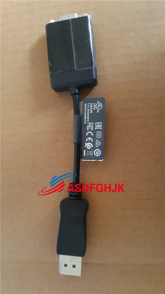 Per dell 5KMR3 / 05KMR3 Displayport (M) a VGA Video Dongle Adattatore Test OK Spedizione gratuita