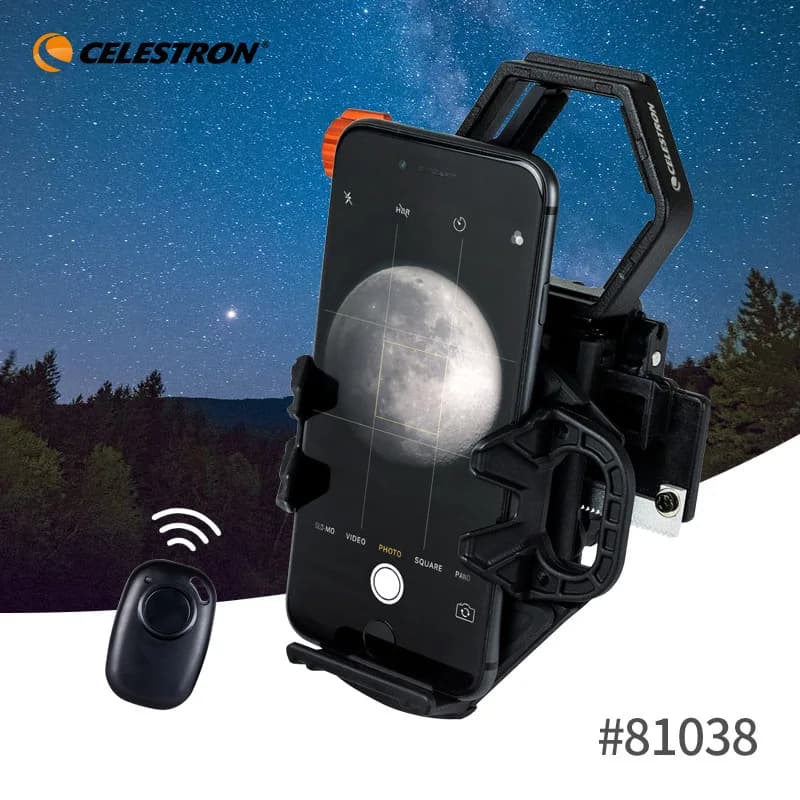 Celestron Nex-Go Supporto per fotografia mobile a due assi Adattatore Bluetooth Accessori per microscopio per telescopio astronomico