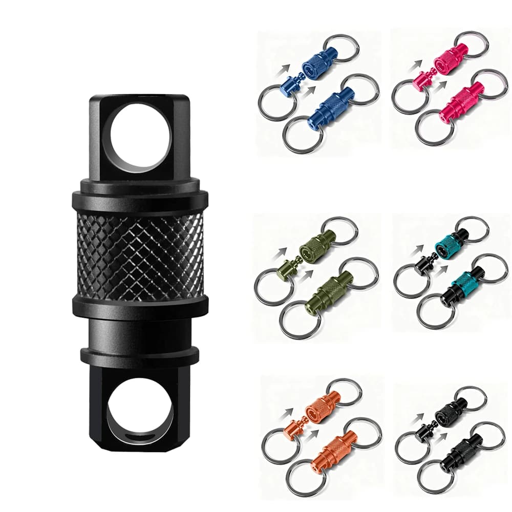 Pull Apart Keychain for men and women, detachable key rings, retractable key rings