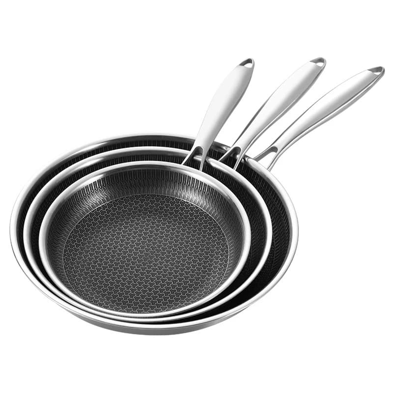 20 24 28 cm Non-stick pan Stainless steel kitchen pan PFOA Free hybrid pan Kitchen pan Washable in dishwasher JT562