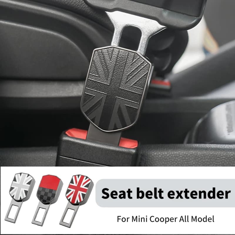 Car Seatbelt Buckle Extender Seat Belt Clamp For Mini Cooper F56 F60 F55 R56 J01 J05 F65 F66 Extender Clasp Insert Plug Interior