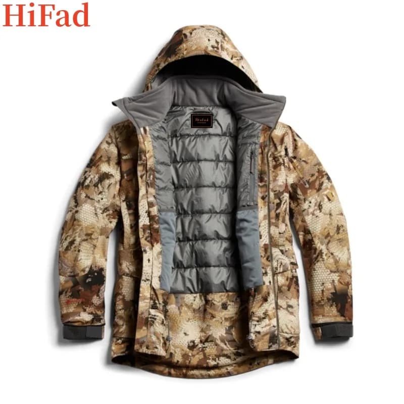 Off-the-shelf jungle outdoor hunting men's hunting clothing printed three-layer fabric incinerator meteorite jacket
