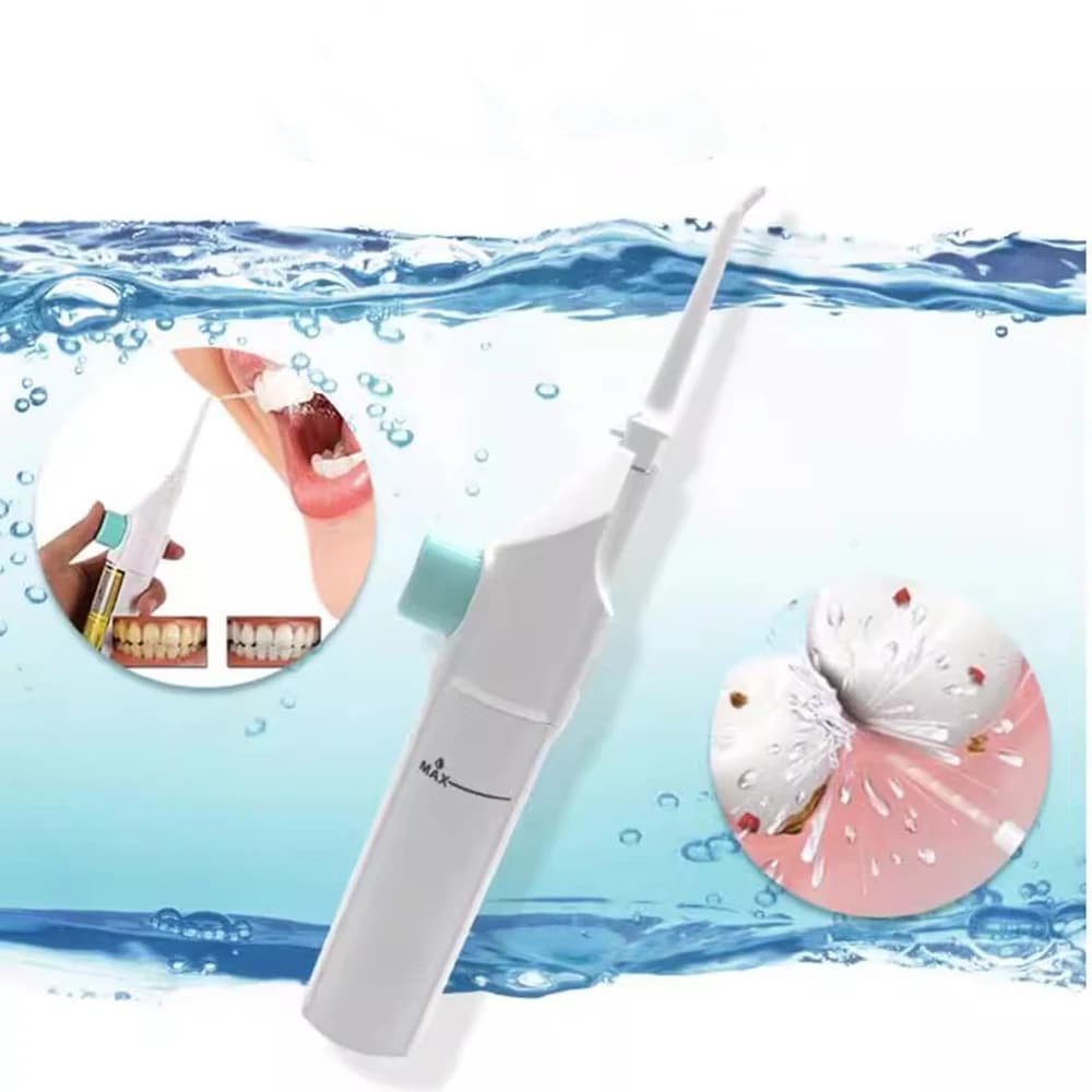 High Pressure Portable Oral Irrigator, Hydropulsor Handbook for Deep Cleansing of Gengives and Tooths, Domestic Dental Care