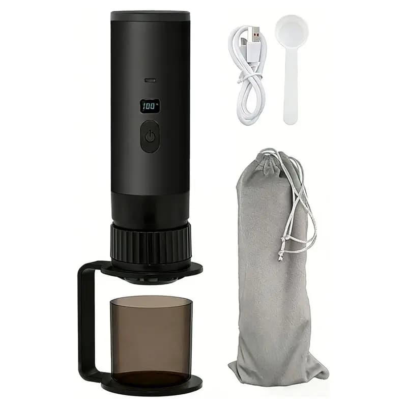 A50Q-Vacuum Coffee Maker For Travelling, Wireless Portable Coffee Machine Single Serve 3-In-1 Vacuum Pressure