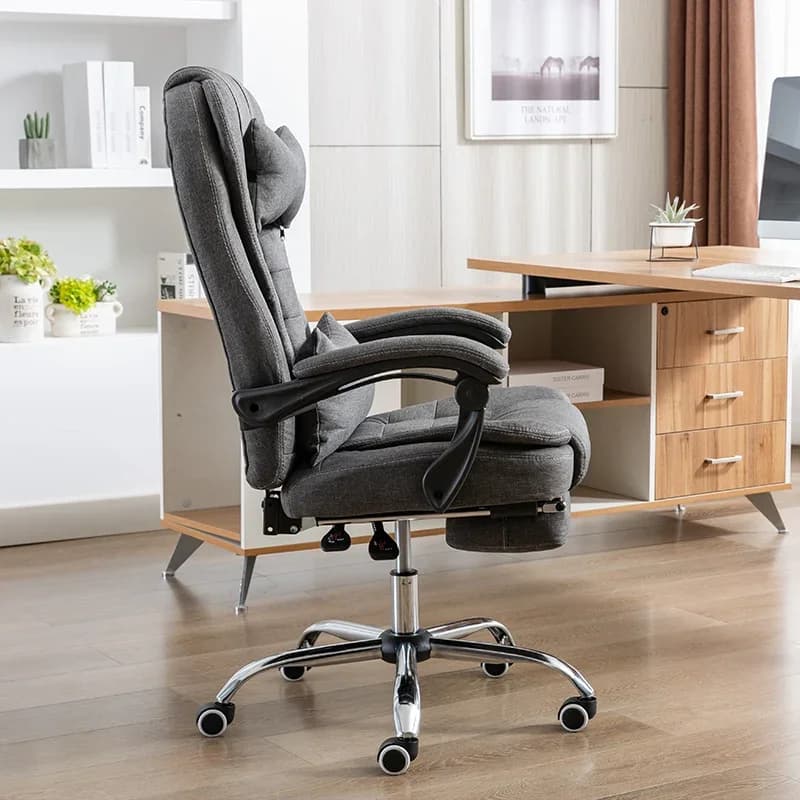 Sedia da ufficio girevole con supporto per il collo Executive Sedie da ufficio comode nordiche normali Sedie da gioco mobili moderne Chaise De Bureaux