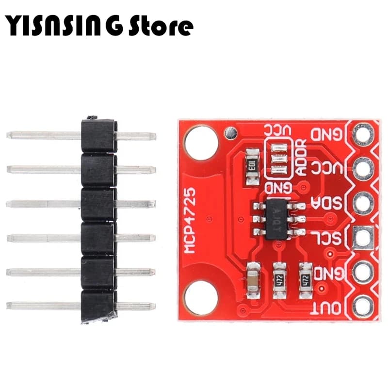 MCP4725 Modulo convertitore digitale DAC I2C a 12 bit Scheda di sviluppo EEPROM da digitale a Analong per Arduino 2.7V-5.5V