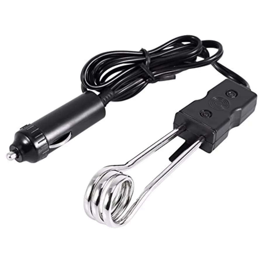 Scaldabagno Portatile 12V/24V per Auto, Tazza Riscaldante Elettrica per Acqua, Tè, Caffè, Zuppe e Bevande - Modello 2 #