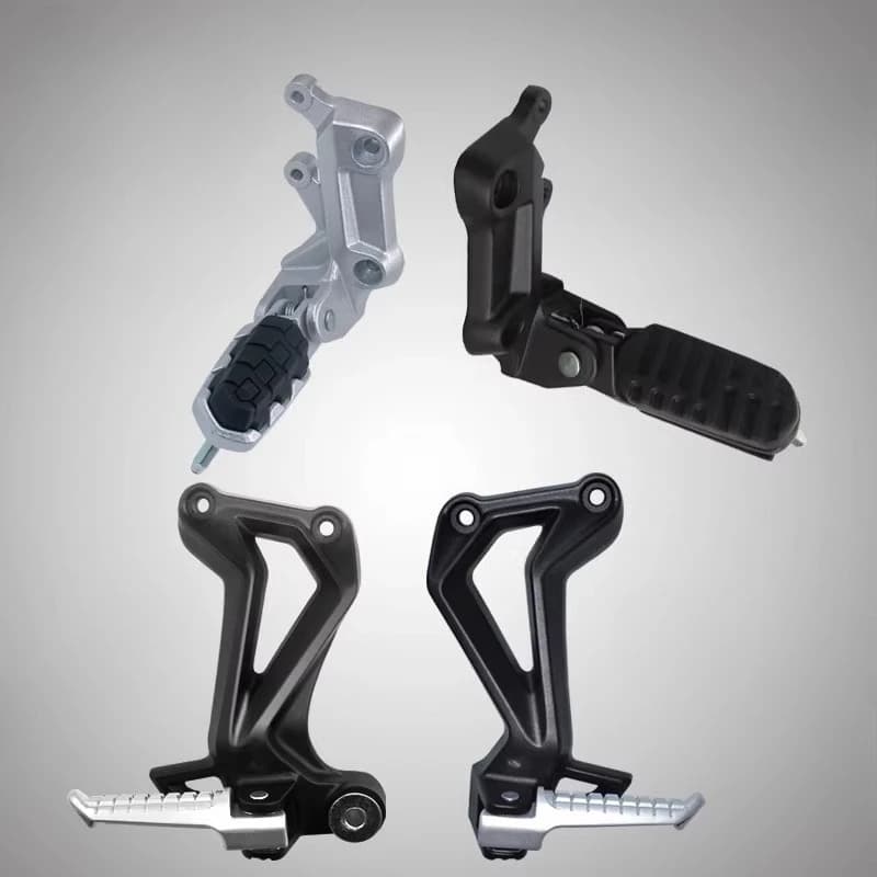 Piastra Decorativa per Pedane Primarie e Secondarie Moto, Compatibile con Loncin Voge 500DS