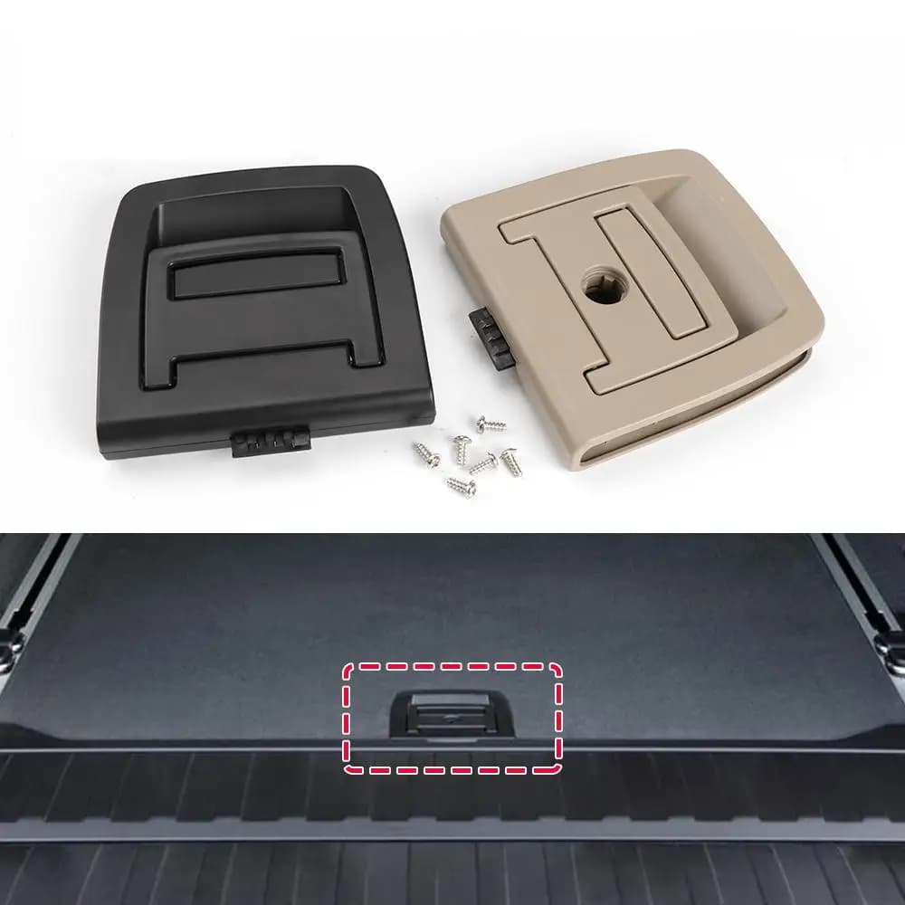 Tronco Coda Copertura Piastra Inferiore Zerbino Pavimento Tappeto Maniglia Accessori Auto Per BMW E70 X5 Pneumatico di Scorta Copertura Blocco E71 X6 51479120283