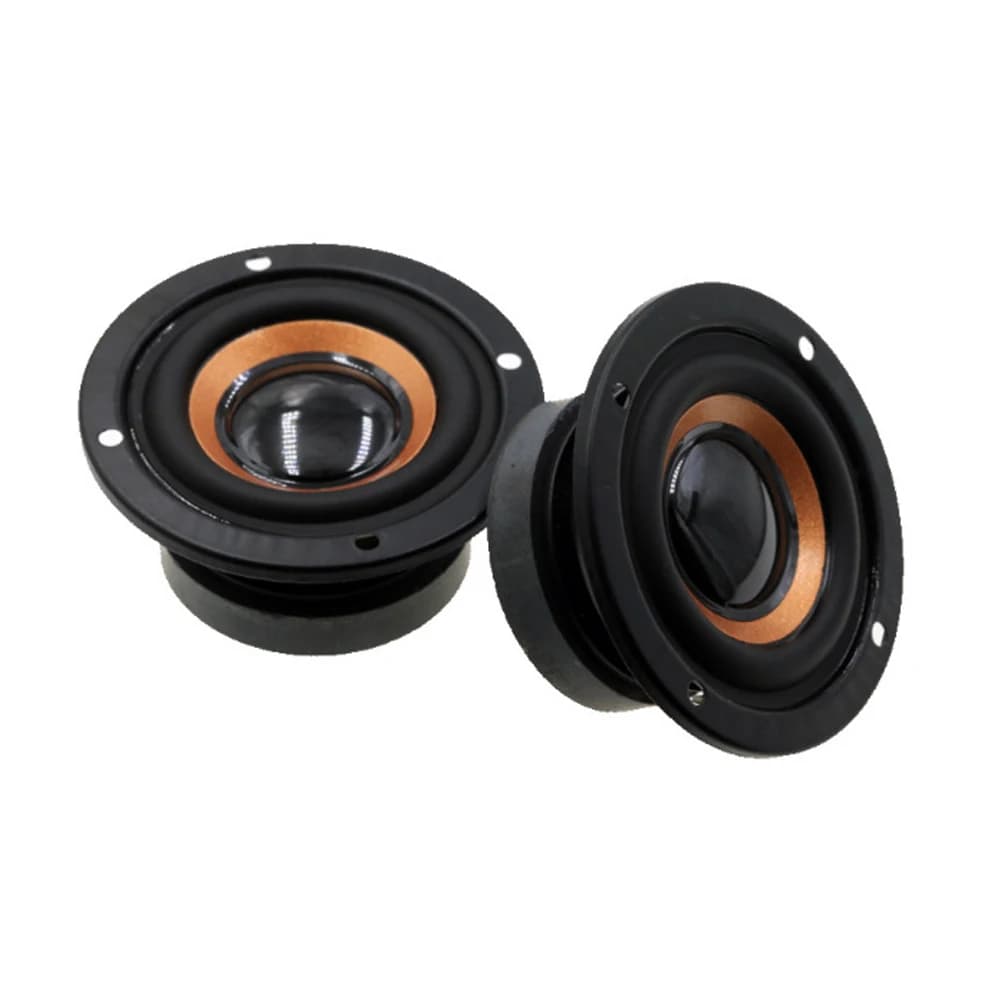 2 pz/lotto 2.5 Pollici Audio 4 ohm 3W Altoparlanti Magnetici Subwoofer 63 millimetri Rotondo Bass Altoparlante FAI DA TE Casa Amplificatore Bluetooth Woofer