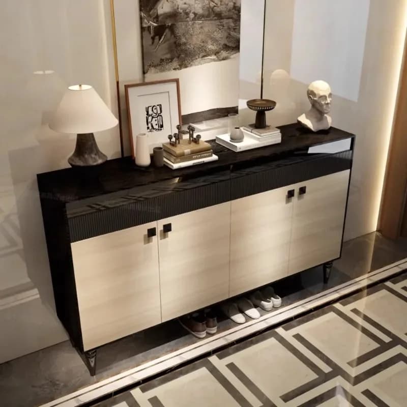 Luxury Hotel Modern Shoe Rack Side Living Room Shelf Organizer Shoe Cabinets Entryway Entrance Hall Design Furniture Accessories
