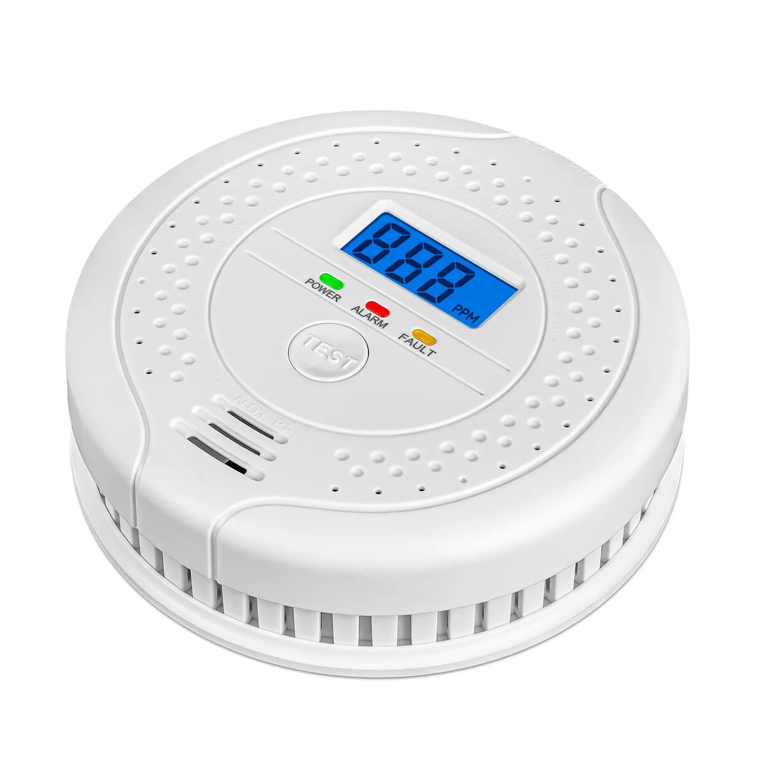 WJCO101 CO Detector CO Leak Detector UL2034 Detector Portable Battery Model Honeycomb Gas Detector Ships Without Battery