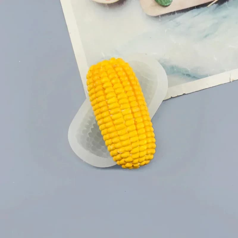 Nuovo Stampo in Silicone 3D a Forma di Mais 2026, per Cioccolato Fai da Te, Dessert, Mousse, Gelato, Materiali Sicuri per Alimenti, Spremibile