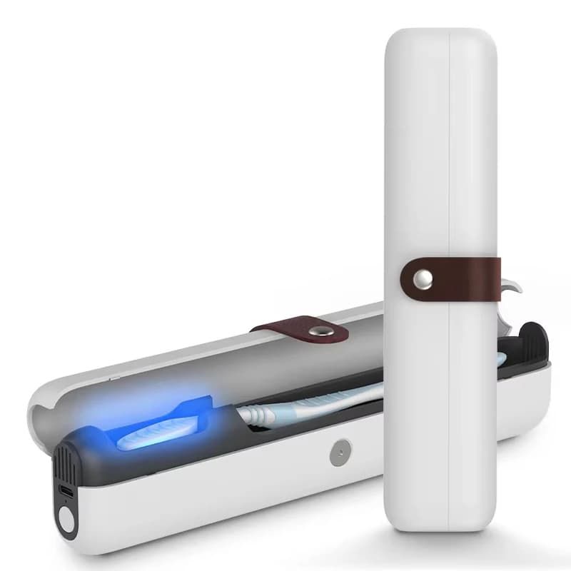 Sterilizzatore Portatile UVC per Spazzolini da Denti, Ricaricabile USB, Mini per Viaggi, Sterilizzatore Elettrico per Spazzolini