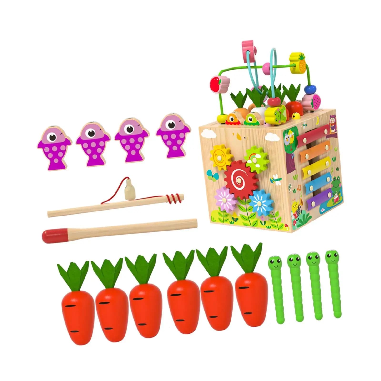 Activity Cube Toy Birthday Gift Educational Baby Toy Development Toy for 1 2 3 Year Old Baby Boys Girls Kids Children Toddlers