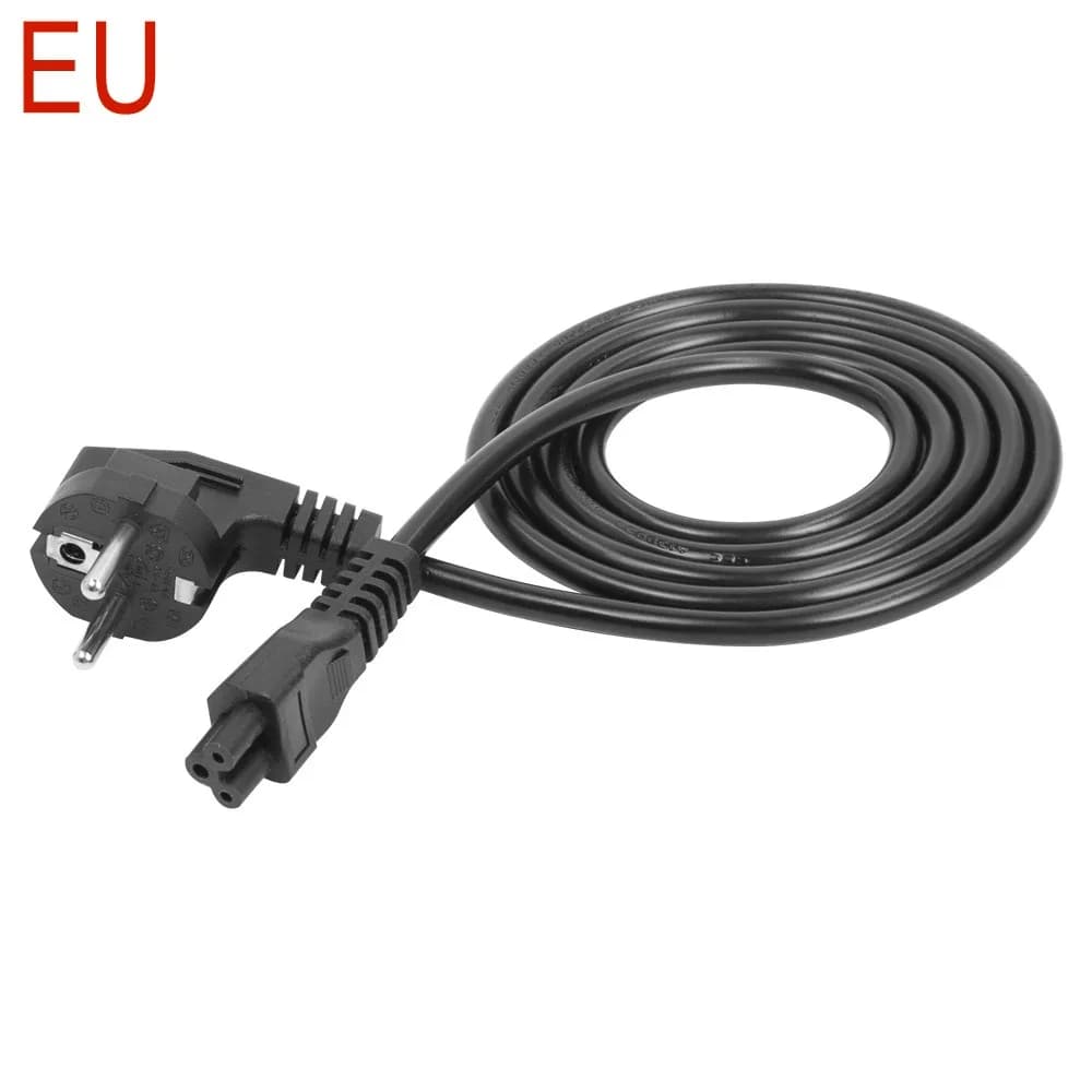 Power cord for electric scooter, adapter with copper core, battery charging cable, EU plug