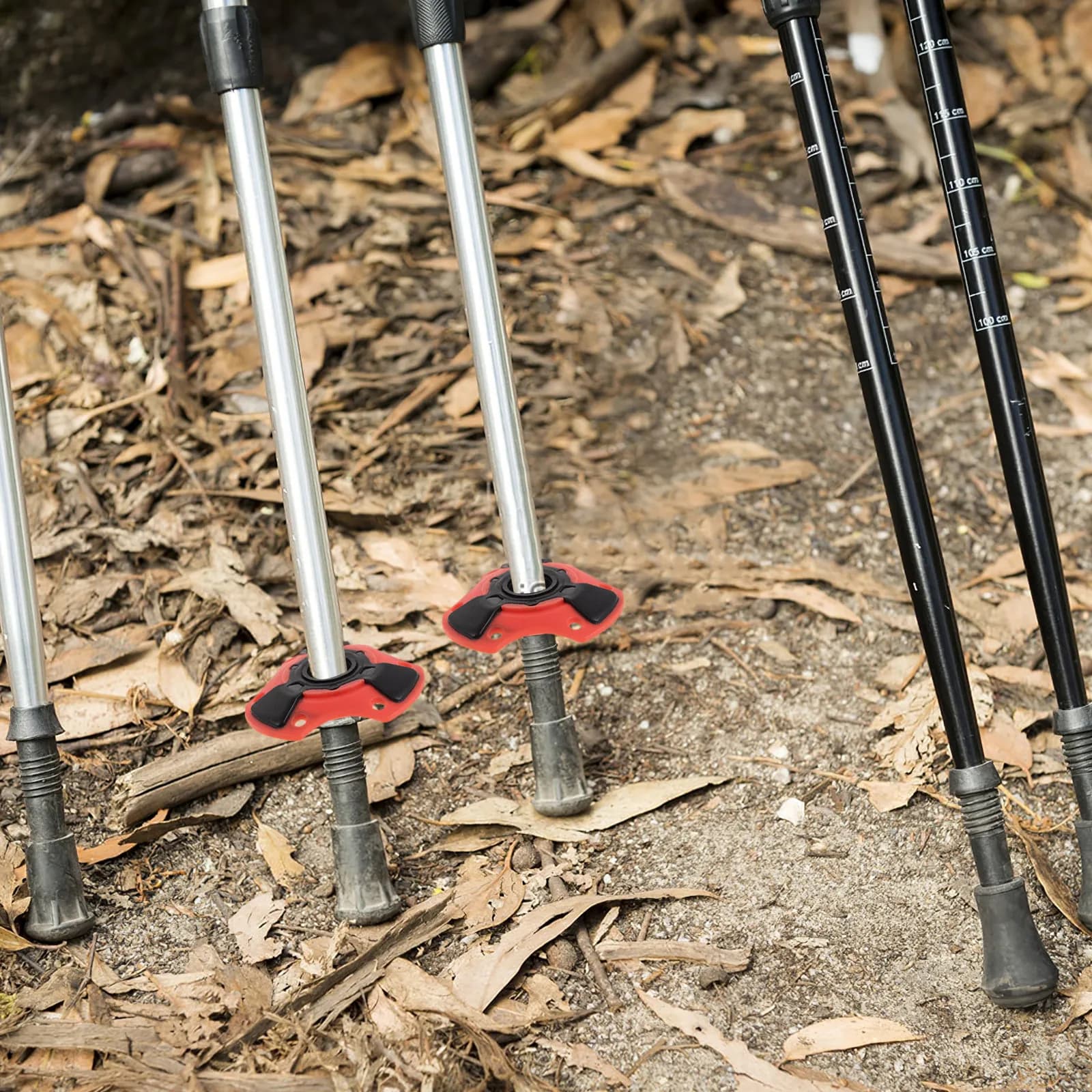 4Pcs Trekking Pole Basket Set Cold-Resistant Snow and Mud Basket Replacement for Hiking Walking Sticks Winter Ski Poles