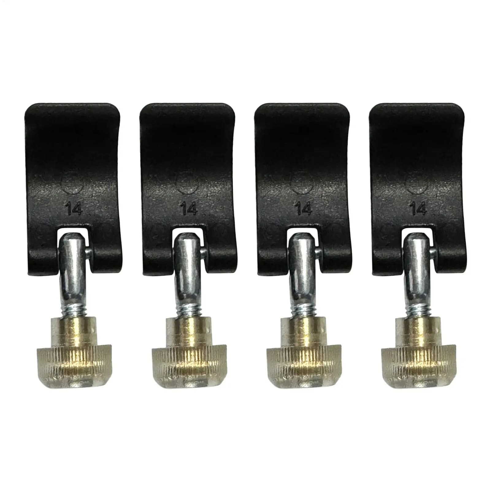 Trekking Stick Clips Walking Pole Lock Handle Easy Installation Climbing Stick Part Fasten Clamp With Nut Screws for Outdoor